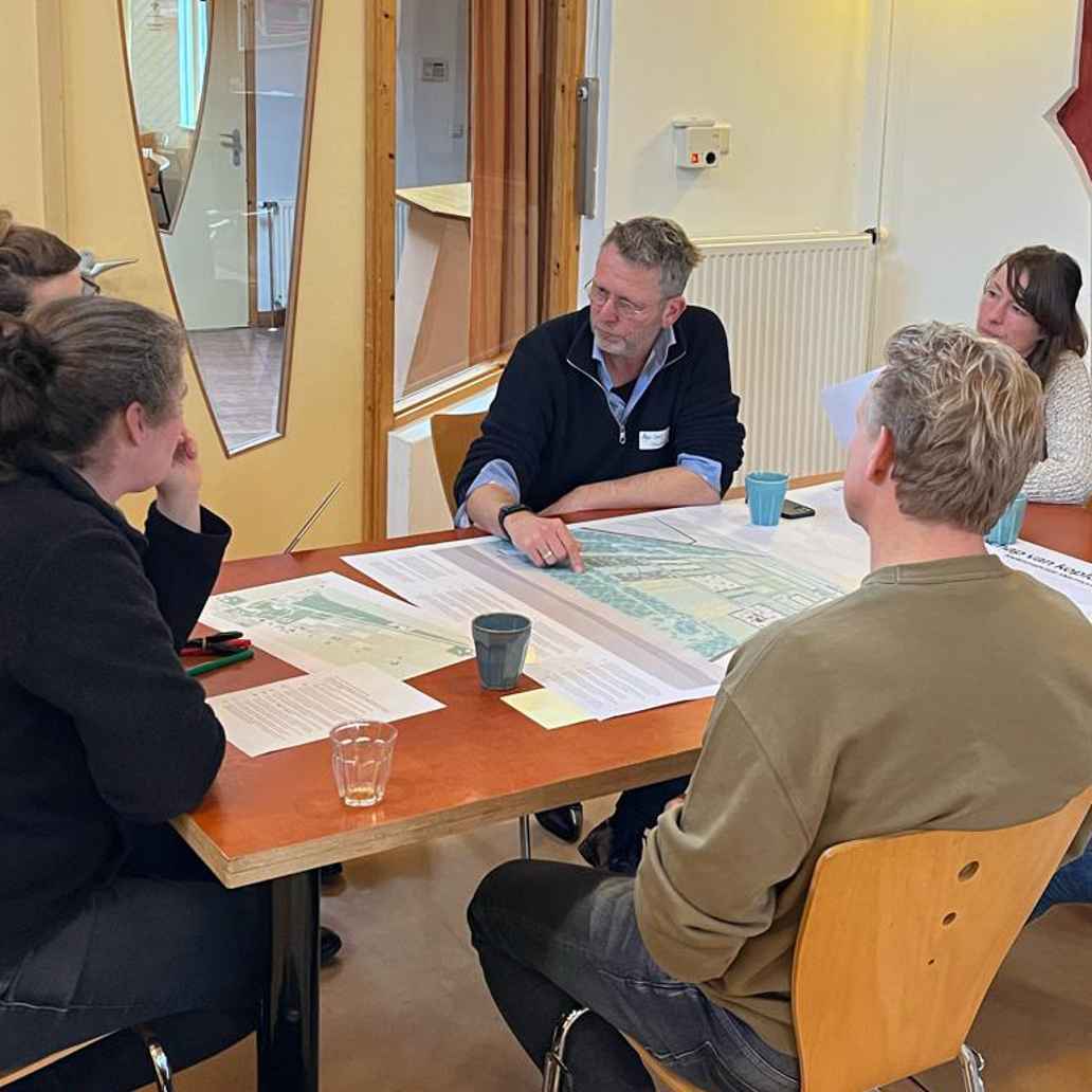 Aan de tekentafel voor Landschap van Koplopers
