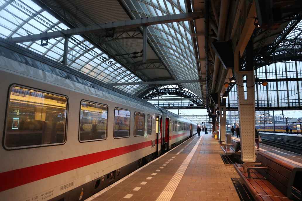 De trein naar Katowice